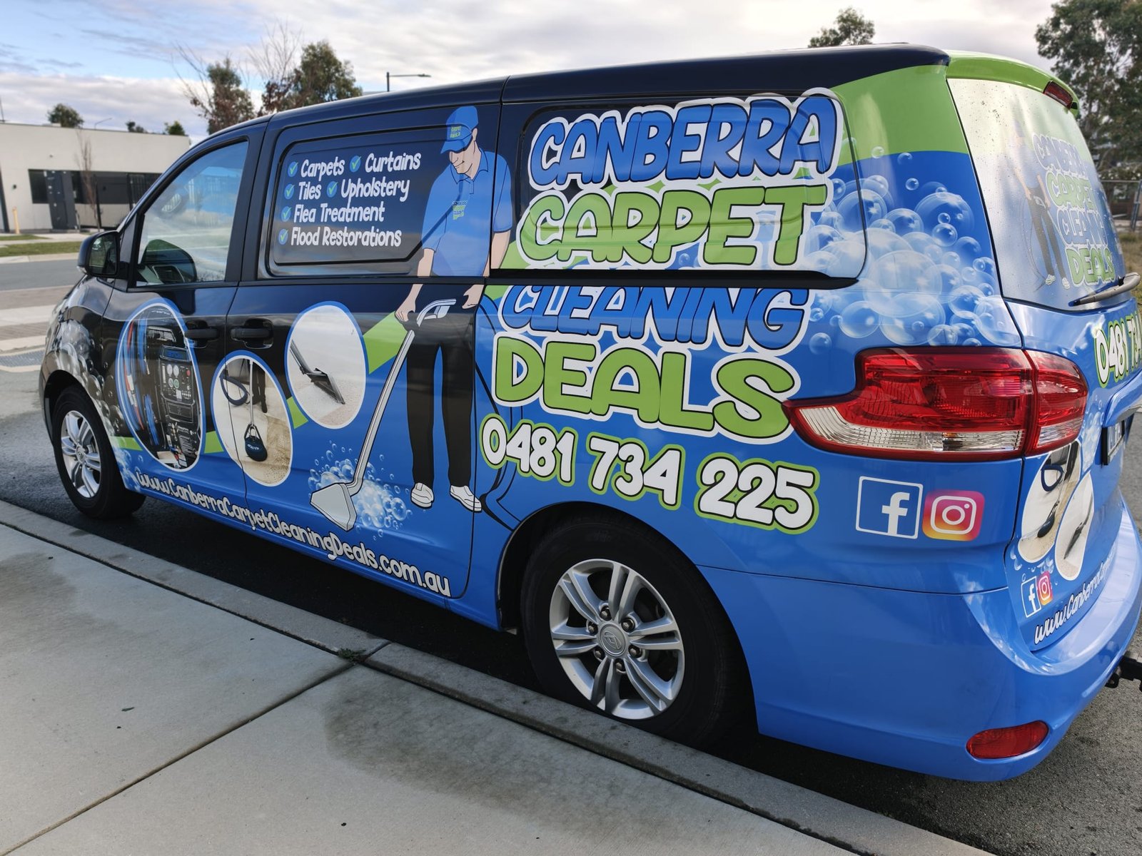 Canberra Carpet Cleaning Deals van